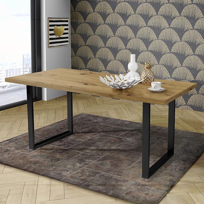 Stôl Tarazjus 180 cm TBLT443-D78-904 artisan/čierny