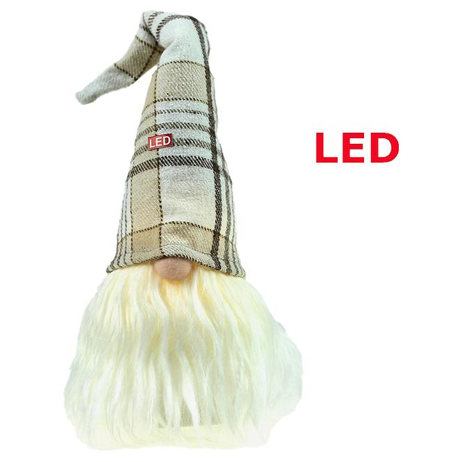 Škriatok 34 cm LED 43303