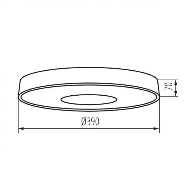 Stropnica VAND 37327 LED 39CM 17.5W NW B