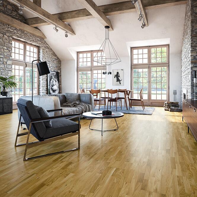 Drevená podlaha Barlinek Dub Rustic 10x207x1092,2