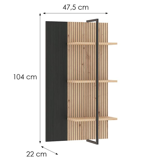 Polička Correze Čierna/Artisan 11013533