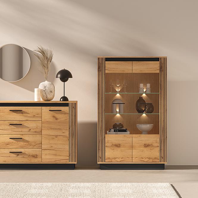 Nadstavec Urso 10 4d Dub Craft zlatá/čierna