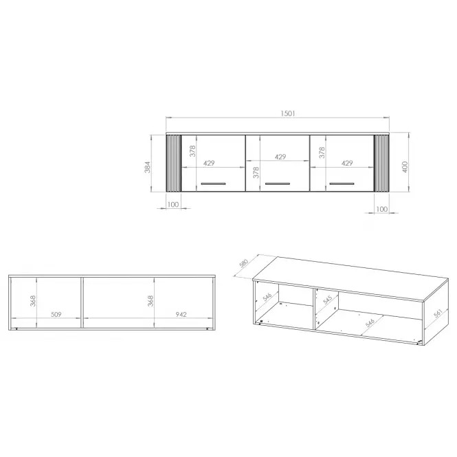 Nadstavec Urso 11 3d Dub Craft zlatá/čierna,2