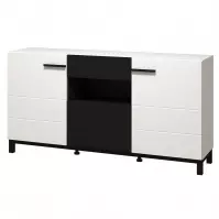 Komoda Sarthe Biela/Čierna 11013676