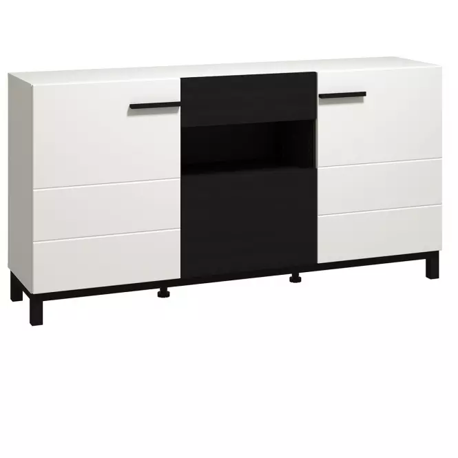 Komoda Sarthe Biela/Čierna 11013676