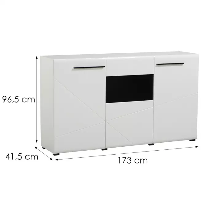 Komoda Trentino 3k Biela 11008657