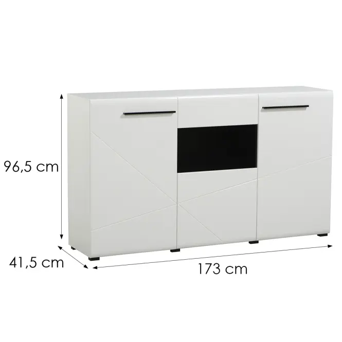 Komoda Trentino 3k Biela 11008657,2