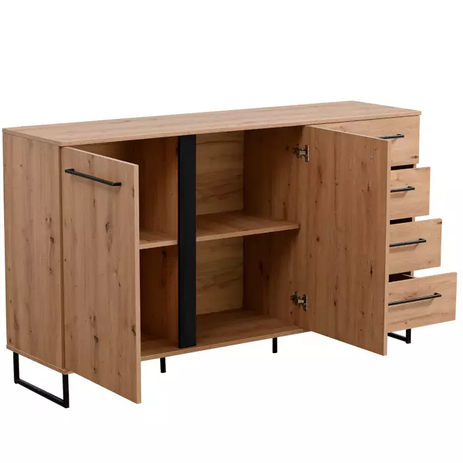 Komoda Sardinia Artisan/Čierna 11008230