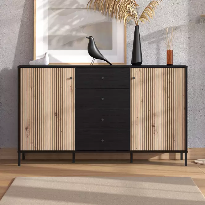Komoda Correze Čierna/Artisan 11013540