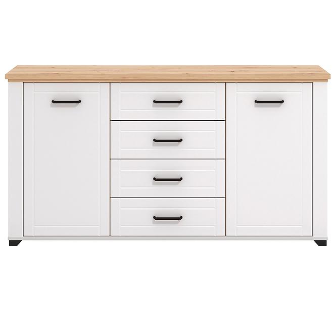 Komoda Valencia 3k4f Artisan/Biela 11011390,4