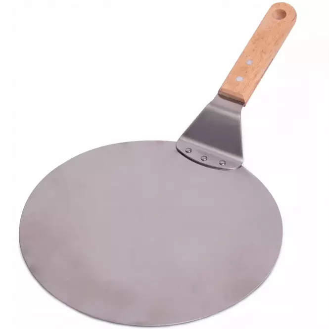 Lopata na pizzu a chlieb s drevenou rukoväťou