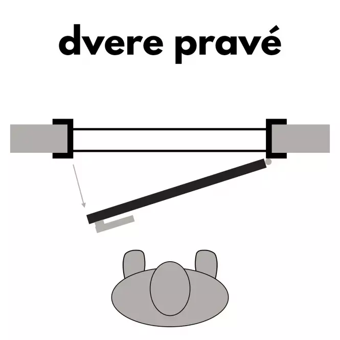 Dvere vnútorné Tavilo 3 80P dub jesenný B706