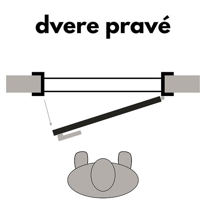 Dvere vnútorné Tavilo 3 80P dub jesenný B706