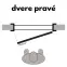 Dvere vnútorné Tavilo 3 80P dub jesenný B706,3