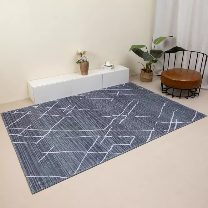 Koberec Chenile Print Rug 0,8/1,5 RS2227PT-5 šedá
