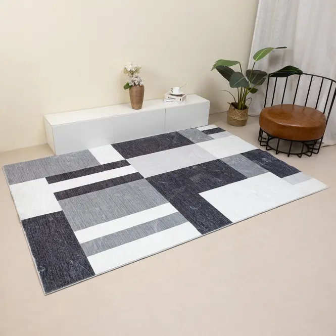 Koberec Chenile Print Rug 0,8/1,5 RS2270PT-1 šedá,4