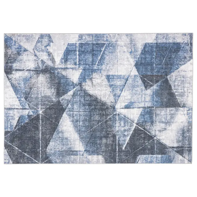 Koberec Chenile Print Rug 1,6/2,3 RS2447PT-1 modrá,2