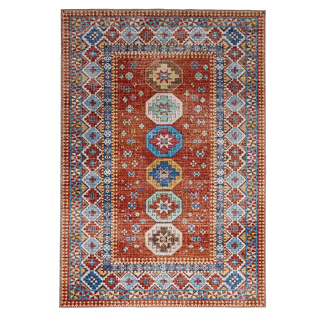 Koberec Chenile Print Rug 1,6/2,3 RS2549PT-3 červená