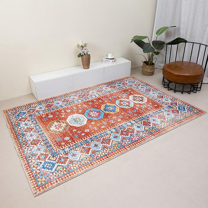 Koberec Chenile Print Rug 1,6/2,3 RS2549PT-3 červená