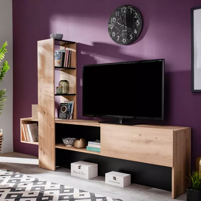 TV stolík Orense Artisan/Čierna 11008243