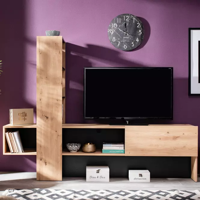 TV stolík Orense Artisan/Čierna 11008243