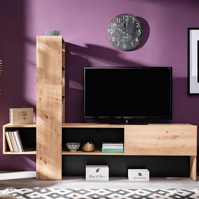 TV stolík Orense Artisan/Čierna 11008243