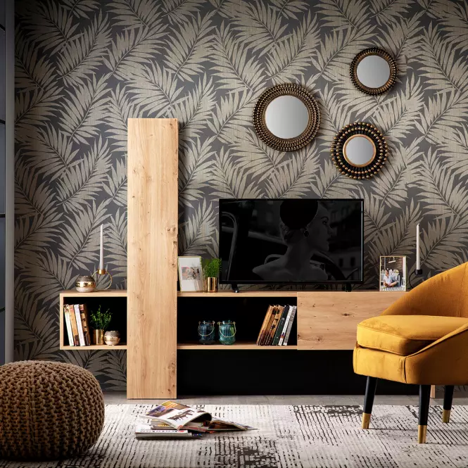 TV stolík Orense Artisan/Čierna 11008243