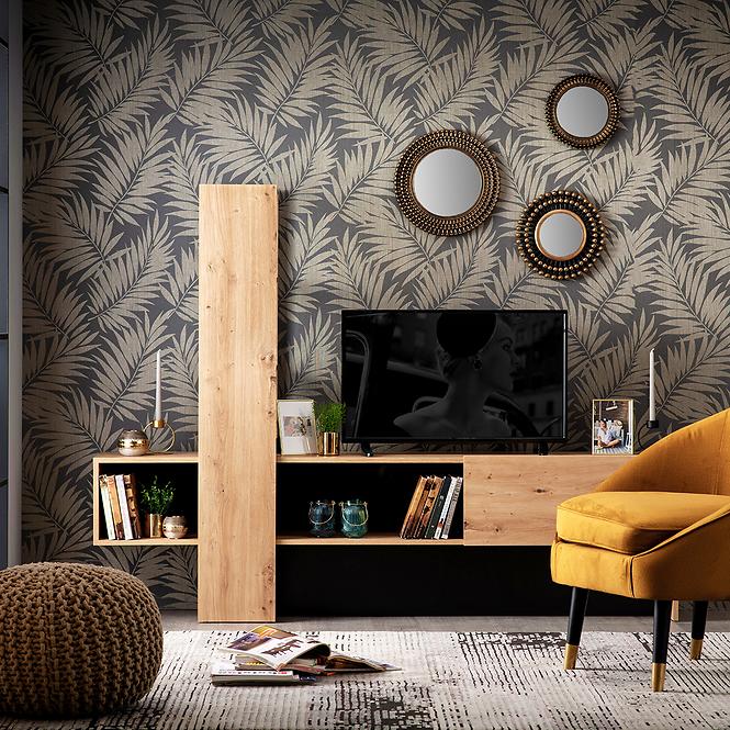 TV stolík Orense Artisan/Čierna 11008243