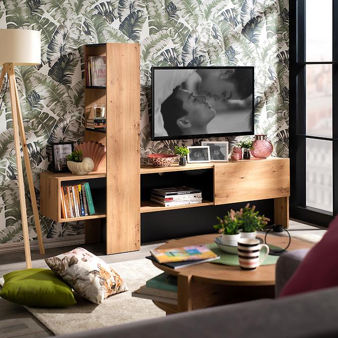 TV stolík Orense Artisan/Čierna 11008243