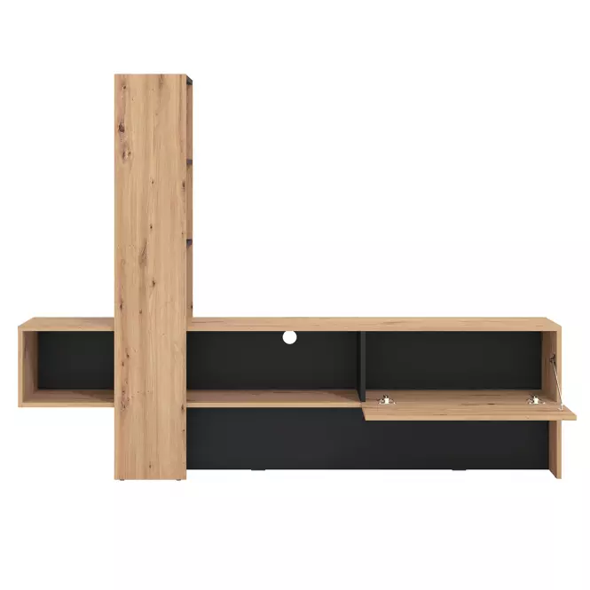 TV stolík Orense Artisan/Čierna 11008243