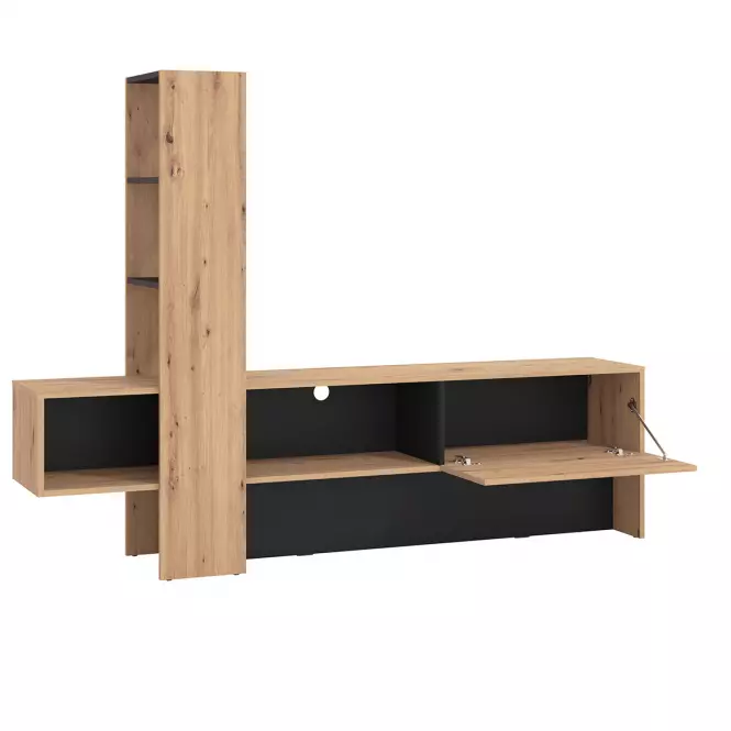 TV stolík Orense Artisan/Čierna 11008243