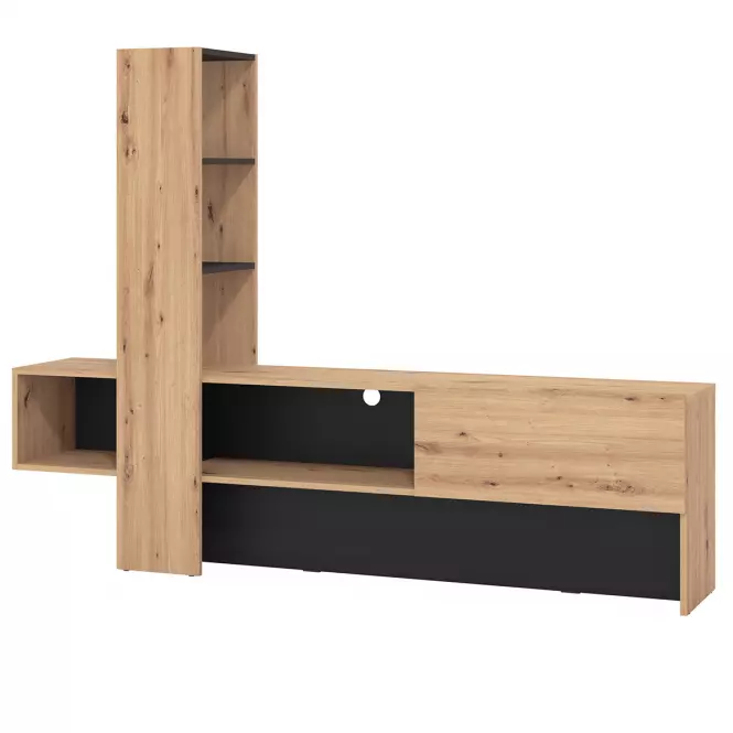 TV stolík Orense Artisan/Čierna 11008243