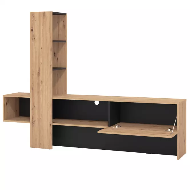 TV stolík Orense Artisan/Čierna 11008243
