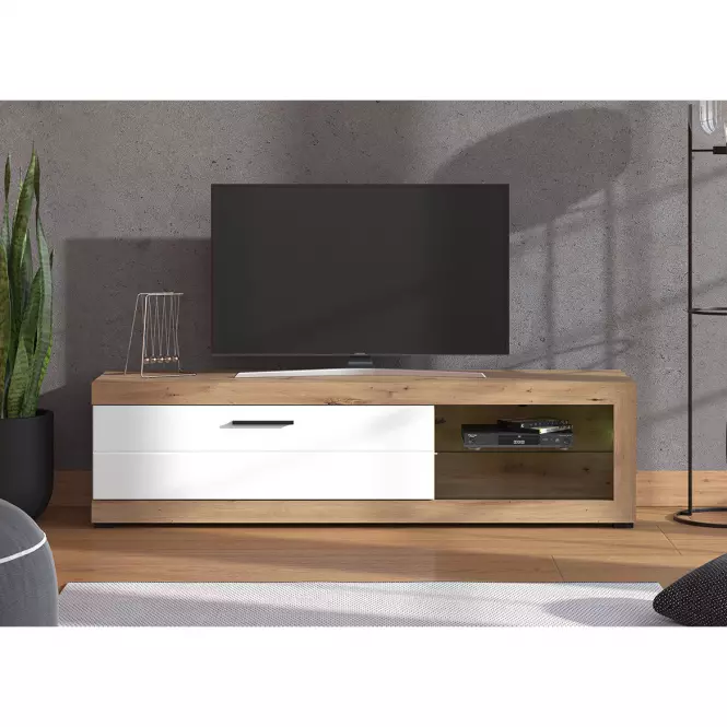 TV stolík Remo Artisan/Biela 11013493