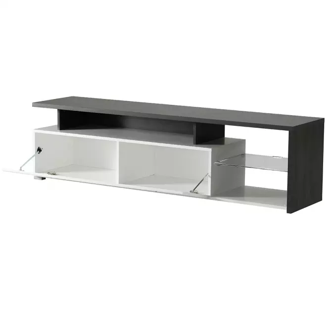 TV stolík Arctic Biela/Čierna 11008822
