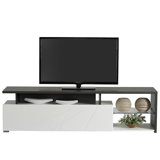 TV stolík Arctic Biela/Čierna 11008822