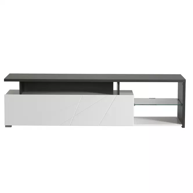 TV stolík Arctic Biela/Čierna 11008822