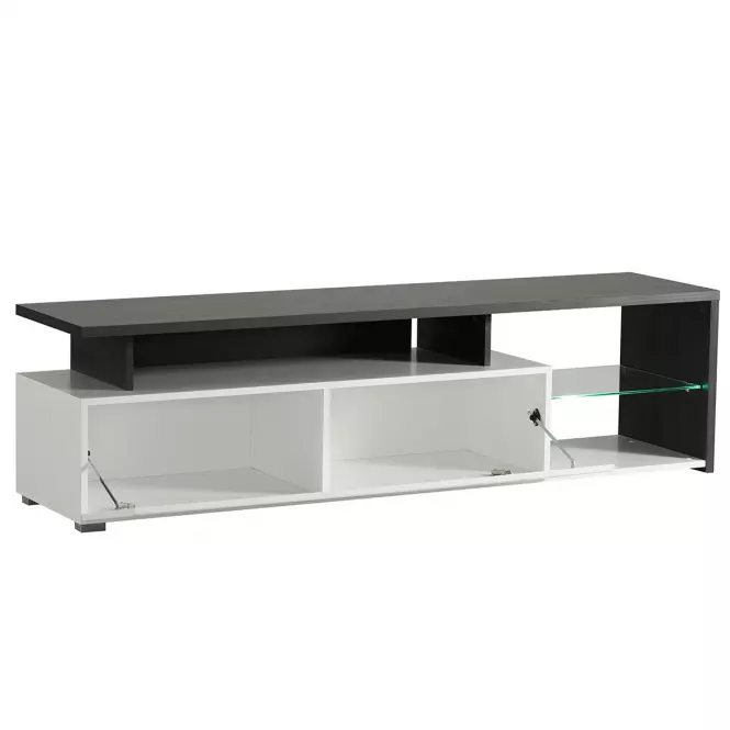 TV stolík Arctic Biela/Čierna 11008822
