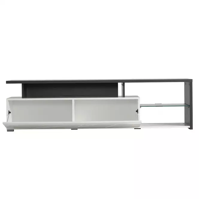 TV stolík Arctic Biela/Čierna 11008822