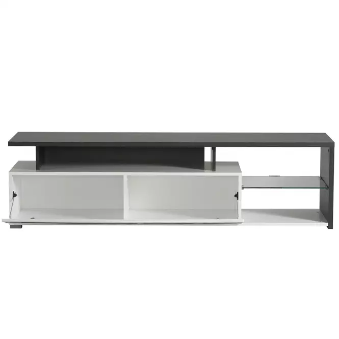 TV stolík Arctic Biela/Čierna 11008822