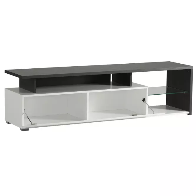 TV stolík Arctic Biela/Čierna 11008822