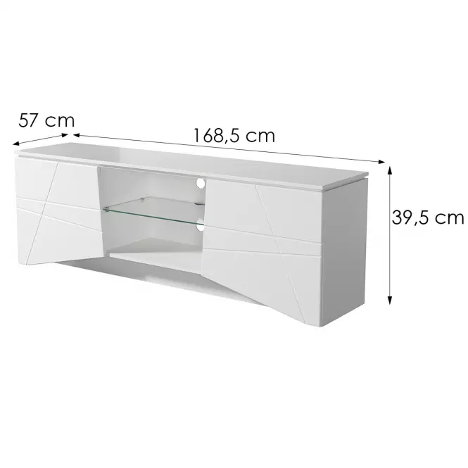TV stolík Cadiz Biela 11008372