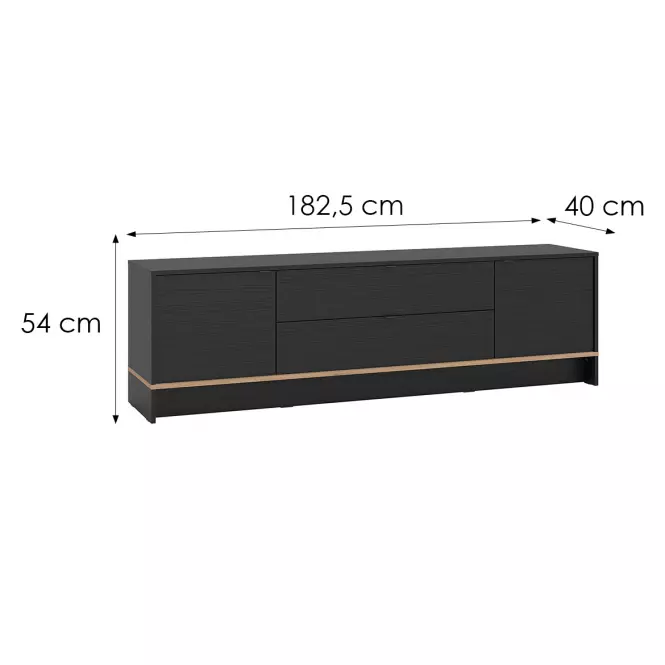 TV stolík Lille Čierna/Artisan 11013344