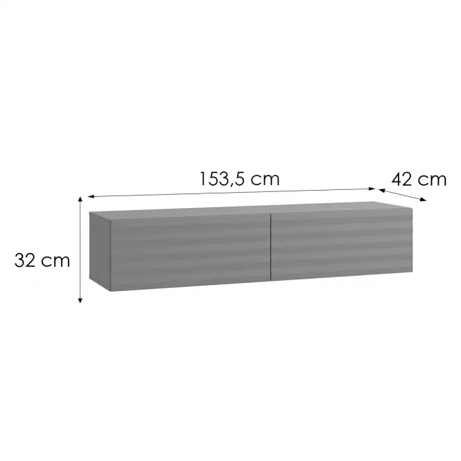 TV stolík Clermont Grafit 11013549