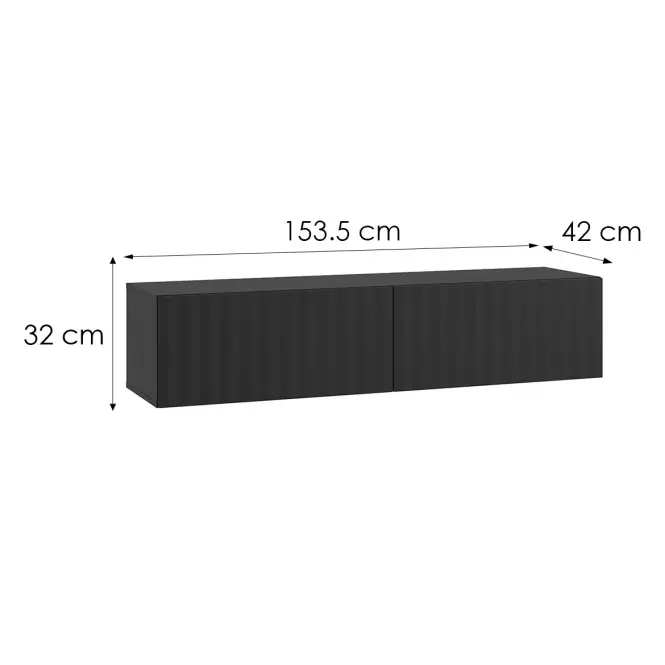 TV stolík Antibes Tv 154 Čierna 11013832
