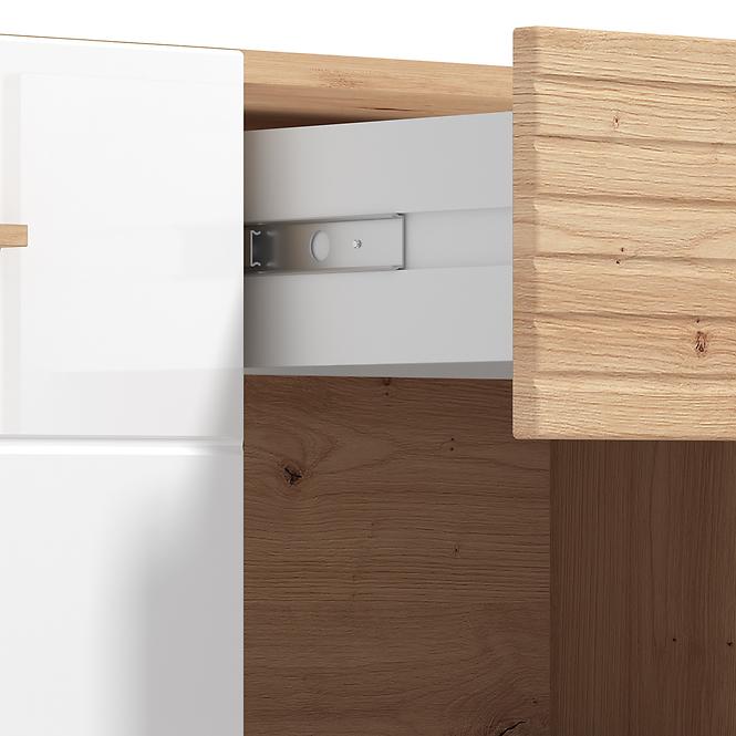 TV stolík Bretagna Artisan/Biela 11012053