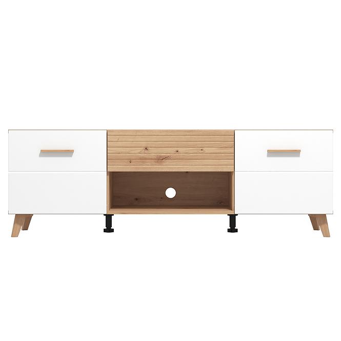 TV stolík Bretagna Artisan/Biela 11012053,6
