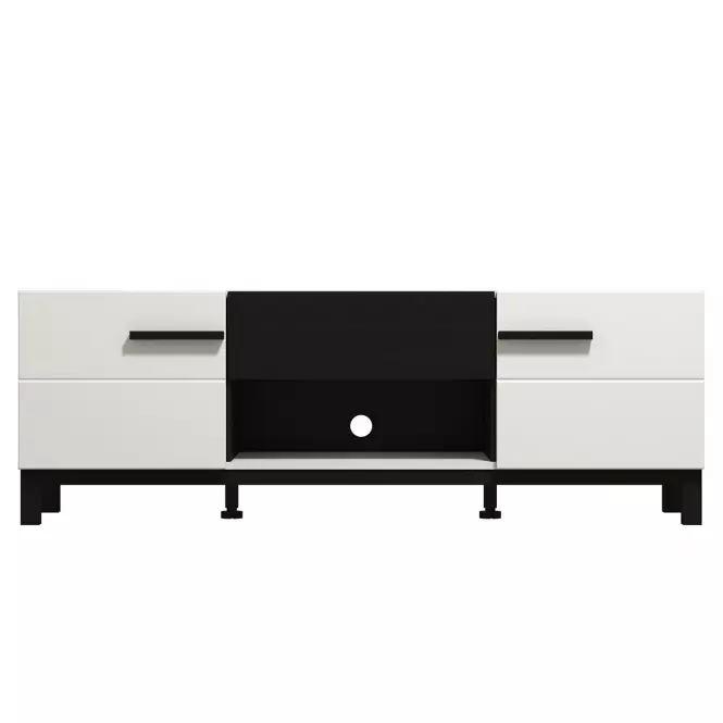 TV stolík Sarthe Biela/Čierna 11013675