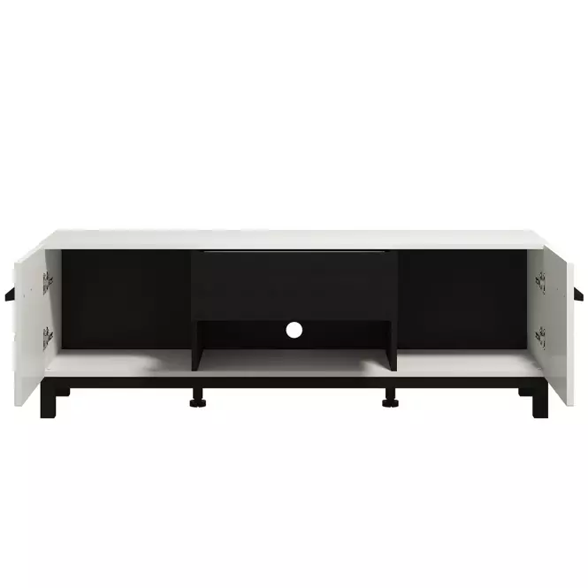 TV stolík Sarthe Biela/Čierna 11013675