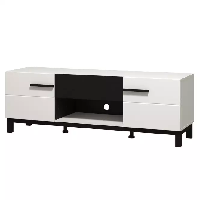 TV stolík Sarthe Biela/Čierna 11013675